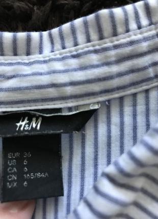 Рубашка в полоску h&m4 фото