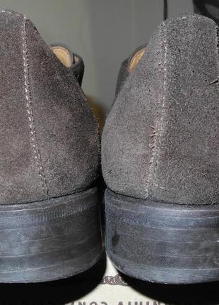Туфлі-монки scarosso single buckle suede shoes3 фото