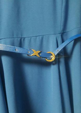 Sela!! синие платья с длинным рукавом oasis5 фото