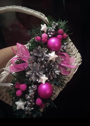 Прикраса на кошик для освячення води на водохреща