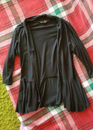 Чорний кардиган сведр свитер-баска