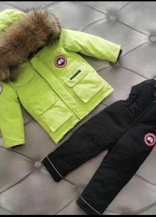 Зимний комбинезон canada goose!