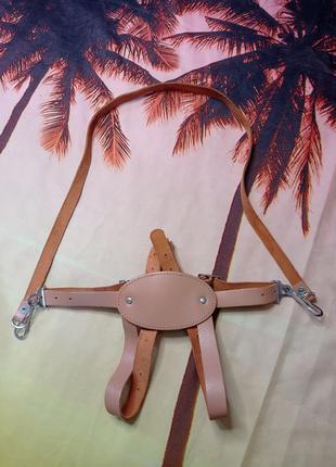 Вожжи-поводок дитячі  для ходьби шкіра