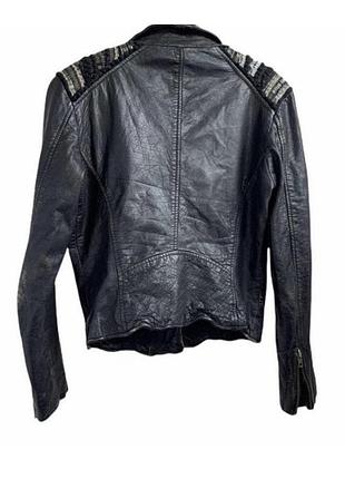 Кожаная куртка rockanblue 7