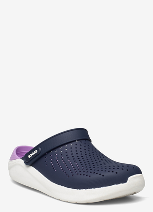 Сабо крокс лайтрайд клог  crocs literide clog navy/orchid9 фото