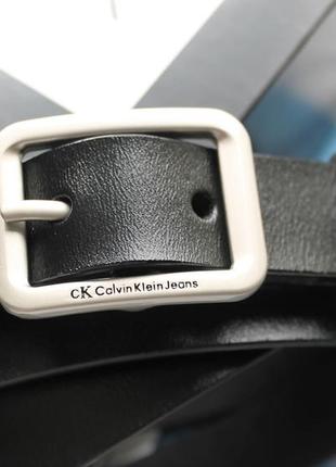 Женский ремень calvin klein черный в коробке1 фото