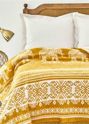 Плед бавовна євро 180х220см у фірмовій коробці7 фото