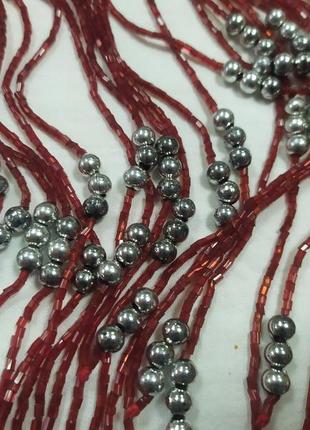 Шапочка в стиле 20-х годов сплетенная из бисера2 фото