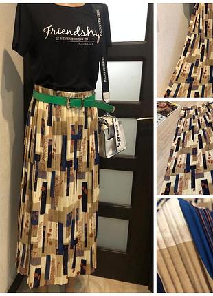 Легка весняна спідниця максі