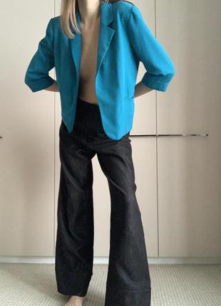 Укороченный блейзер пиджак жакет