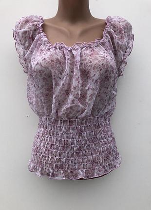 Блуза 👚 очень красивая сетка жатка