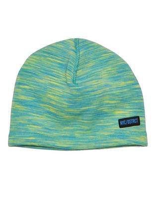 Шапка детская на флисе 52 см салатовая