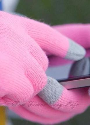 Ємнісні рукавички тач-скрін touch gloves для сенсорних дисплеїв