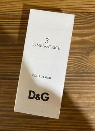 Dolce gabbana 3 l ' imperatrice 3