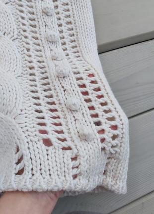 ❄ вязаний теплий свитр,джемпер,белий зимовий свитр, шикарна жіноча кофта4 фото