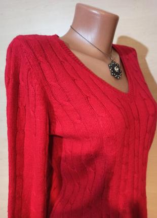 Стильный пуловер джемпер свитер в косы шерсть  ангора gina tricot5 фото