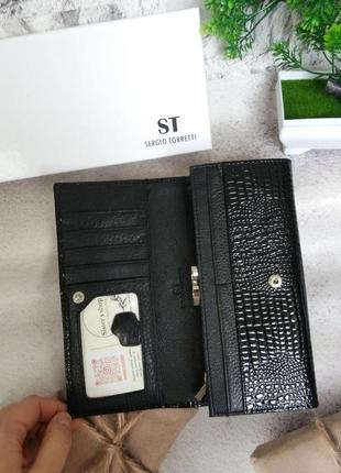 Женский кожаный кошелек жіночий шкіряний гаманець5 фото