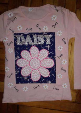 Батник,лонгслив,кофта,реглан для дівчинки 9-12років,бавовна ,туреччина (відмінна якість).