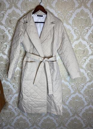 Пальто весна стёганное