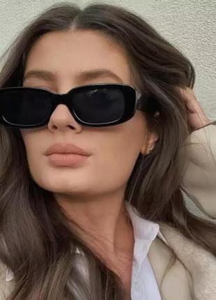 Очки солнцезащитные квадратные прямоугольные версачи