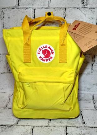 Рюкзак сумка канкен kanken шоппер, желтый