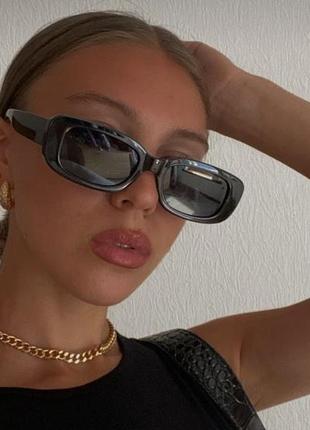 Очки квадратные прямоугольные массивные версаче versace