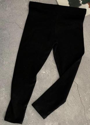 Бавовняні легінси / чорні лосини