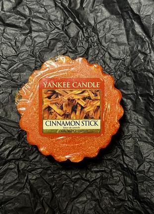 Віск тарталетка yankee candle для аромалампи кориця cinnamon stick