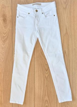 Жіночі білі джинси з низькою посадкою burberry brit