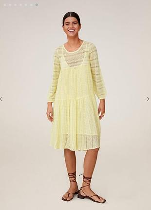 Плаття в'язане плаття, сукня ярусне, сукні в стилі еружевном
