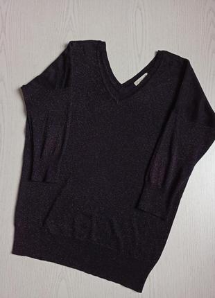 Знижка! подовжений светр  жіночий люрекс пуловер кофта