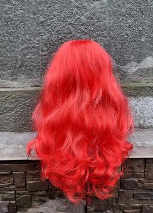 Красный парик 60см