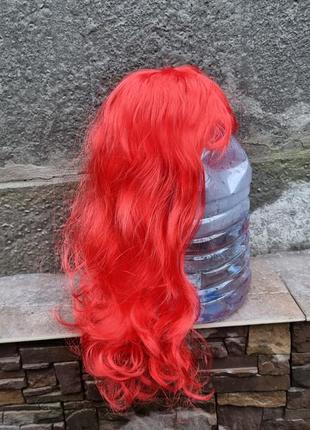 Красный парик 60см3 фото