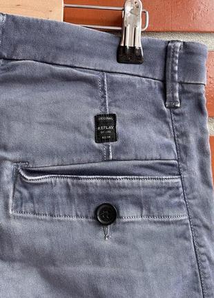 Replay оригинал мужские джинсы брюки чиносы штаны размер 33 34 реплай б у7 фото