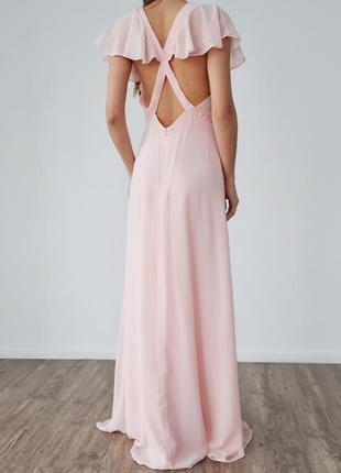 Максі плаття з відкритою спинкою