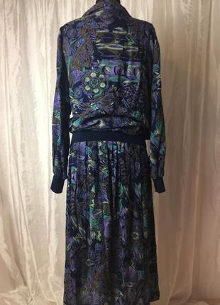 Юбка блузка вискоза винтаж англия