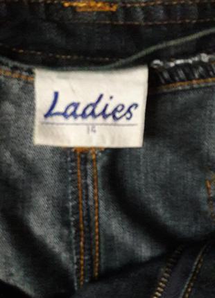 Відмінна джинсова спідниця довга4 фото