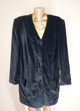 Оксамитовий нарядний піджак з люрексною ниткою
