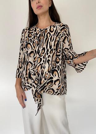 Сорочка в леопардовий принт river island