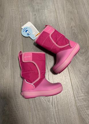 Дитячі бутіки crocs lodgepoint boot c6,c8,c9