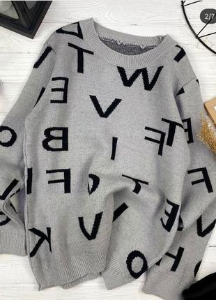 Модный свитер туника арт. 7137 фото