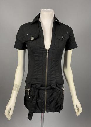 Блуза удлиненная moda casual wear, черная