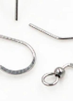 Швензи металеві з нержавіючої сталі для виготовлення сережок 19*17 мм