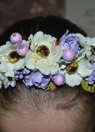 Весенний веночек ручной работы