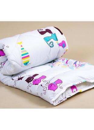 Набор одеяло+подушка разные размеры iris - kitty детское подростковое одеяло подушка детская подростковая ковдра дитяча підліткова2 фото