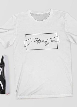 Футболка «прикосновение. руки»