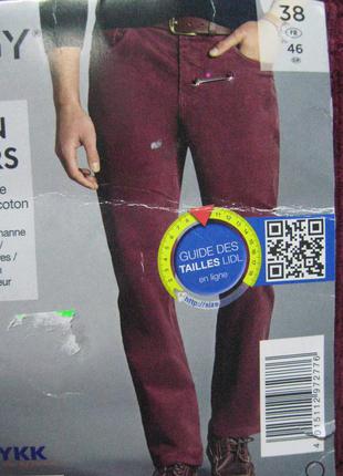Стильные вельветовые брюки, джинсы livergy, германия { размер 46, 50, 52)1 фото