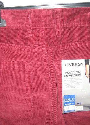 Стильные вельветовые брюки, джинсы livergy, германия { размер 46, 50, 52)4 фото