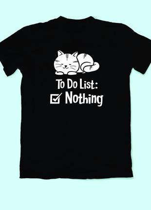 Футболка детская с принтом кота cats