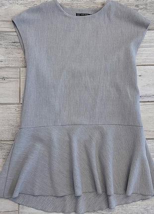 Платье zara в рубчик